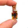 Bonbon Glas Miniatur Wichtel, Mini M&Ms, Puppenhaus Bonbons im Glas