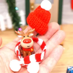 Miniature babbo Natale accessori, per feste di gnomi, panini per Babbo