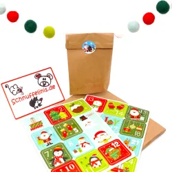 Christmas calendar packaging set