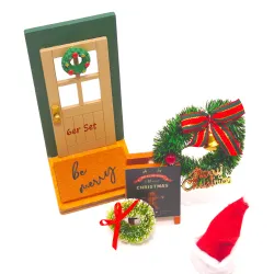 Gnomo set porta Babbo Natale, Set di porte per gnomi