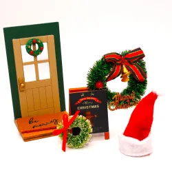 Lutins miniatures, Tomte ou gnomes à la maison, Lutin set porte