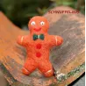 Christmas gingerbread men, Christmas ornaments, felt gingerbread