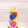 Vase aus Glas Mini, Miniatur Wichtel Glas, Mini Vase hohe Bodenvase