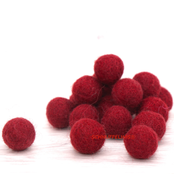 Filzkugeln Wald Mix 50stk. Sets