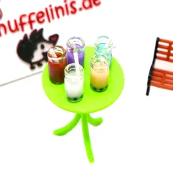 Gnome drink sets, Miniature drinks, Cocktail set,