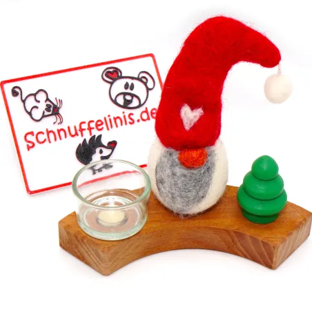 Jahresring Stecker Filz Weihnachten, gefilztes Weihnachten Gnome Set