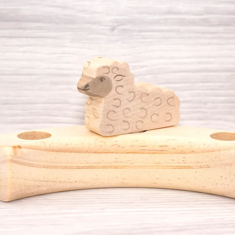 Geburtstagsringe Lamm Schaf, Holz Schäfchen Stecker Holzringe Geburtstagsringe Lamm Schaf, Holz Schäfchen Stecker Holzringe
