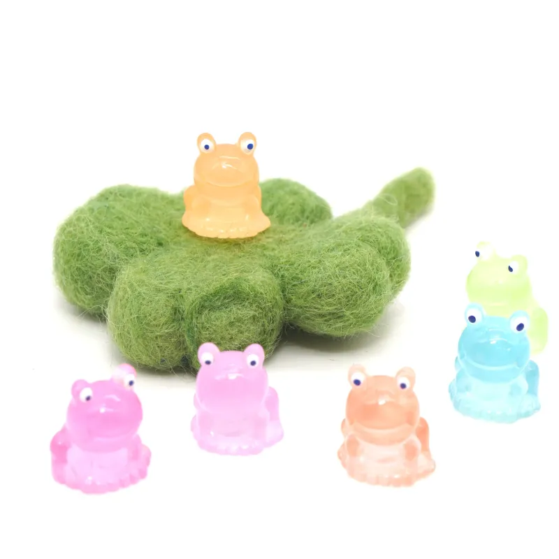 Grenouilles miniatures en 6 couleurs