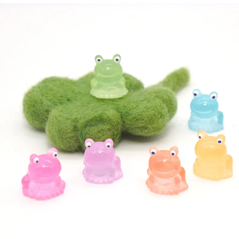 Grenouilles miniatures en 6 couleurs