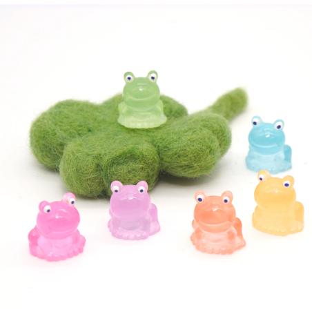 Frösche grün Miniatur leuchtend