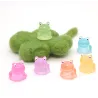 Miniature frogs, decorative for gnomes, stockings mini frogs miniature