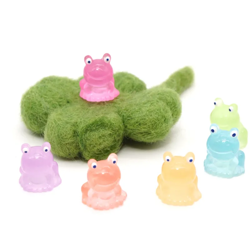 Grenouilles miniatures en 6 couleurs