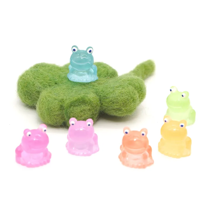 Grenouilles miniatures en 6 couleurs