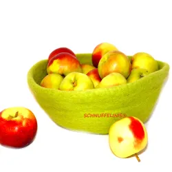 felt bowls, felt toy, Rainbow felt, Montessori toy