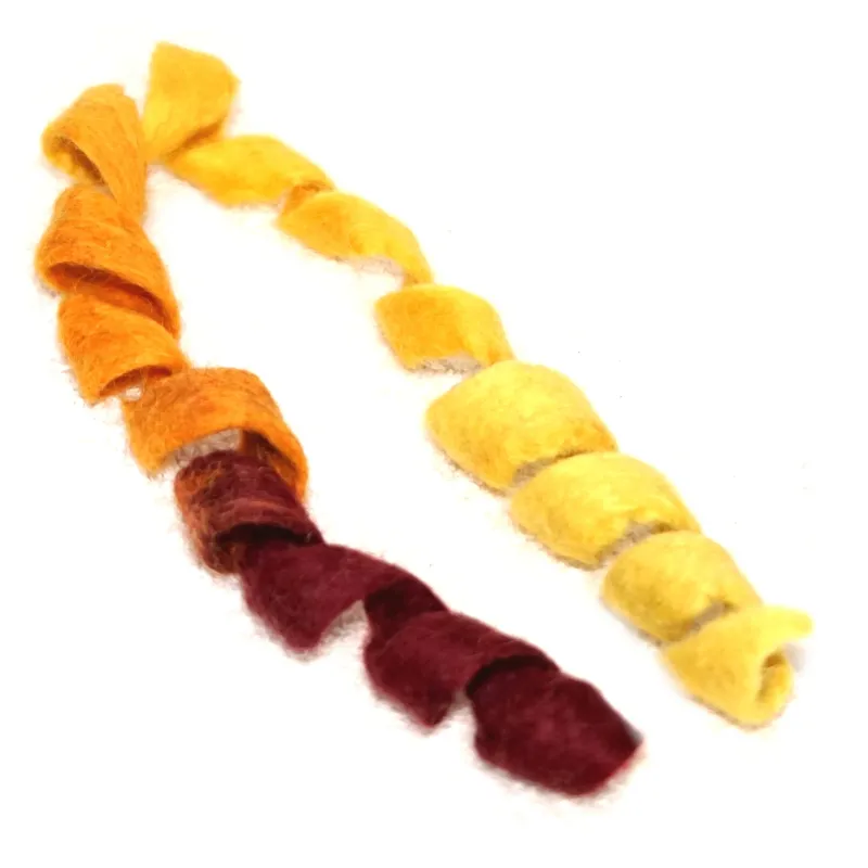 felted cat toy, mobile strings, toys for cats