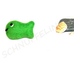 Filz Fische mit Gesicht, Montessori Baby Mobile, Taufe Fische gefilzt