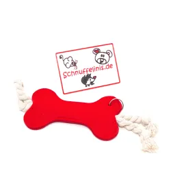 Schlüsselanhänger Filz Knochen, XL Schlüsselknochen, Hundebesitzer Gift