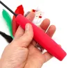 Telescopic cat toy, stockings for cats, thrown & chased cat toy