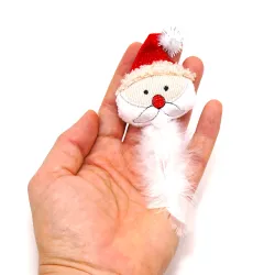 Canne à pêche télescopique Père Noël pour chat pour chatte