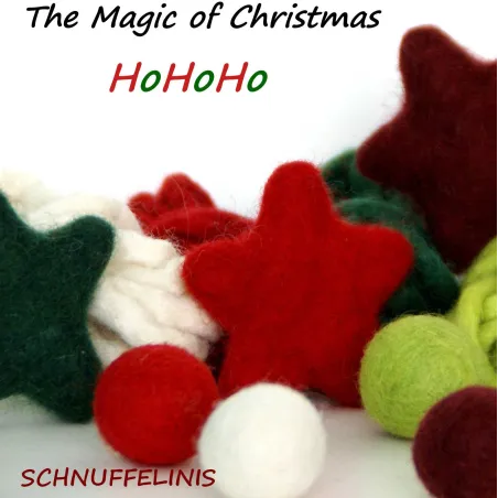 Filzkugeln Set Weihnachtsdeko