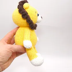 Crocheted animals Mike, gifts for kids