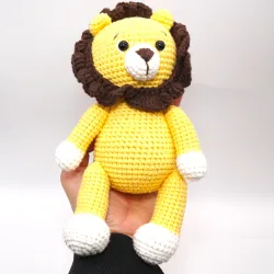 Crocheted animals Mike, gifts for kids