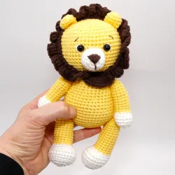 Crocheted animals Mike, gifts for kids