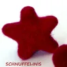 felted star ornaments, felt stars, star colorful, star wool felted