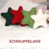 felted star ornaments, felt stars, star colorful, star wool felted