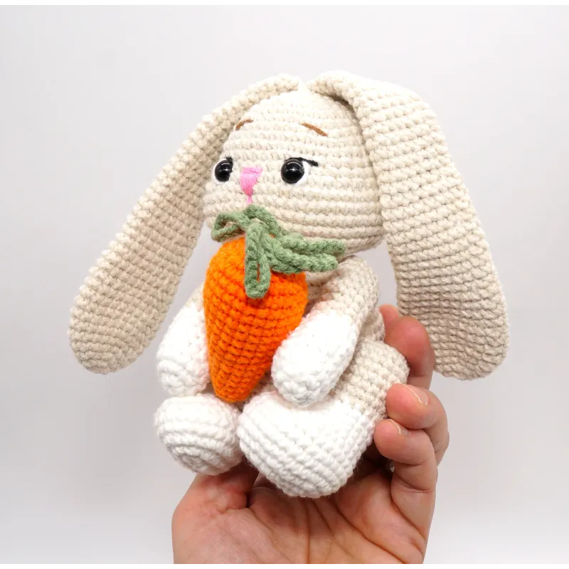 Crocheted animals bunny Charlotta, gifts for kids