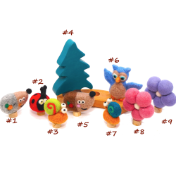 Animals motif plugs birthday