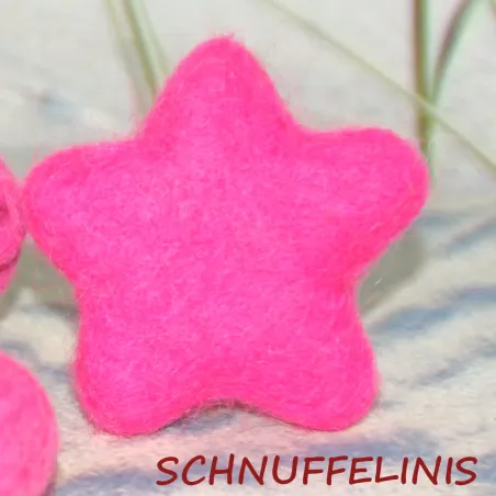 felted star ornaments, felt stars, star colorful, star wool felted