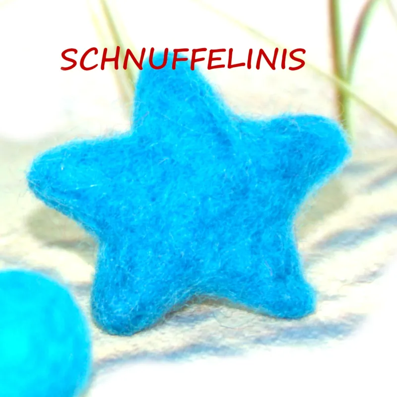 felted star ornaments, felt stars, star colorful, star wool felted