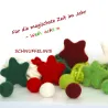 felted star ornaments, felt stars, star colorful, star wool felted