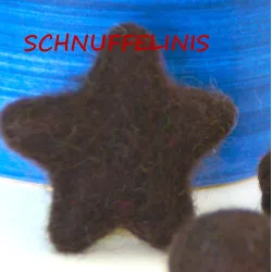 felted star ornaments, felt stars, star colorful, star wool felted