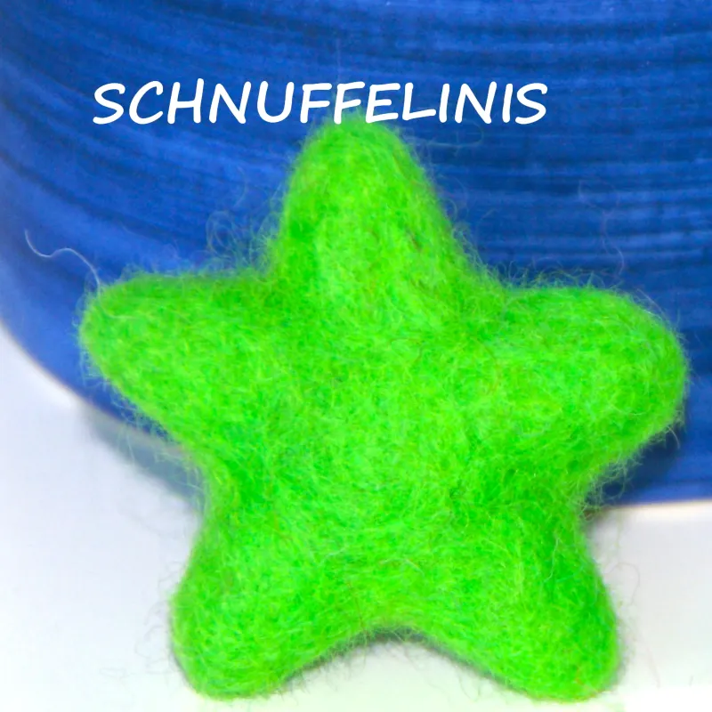 felted star ornaments, felt stars, star colorful, star wool felted