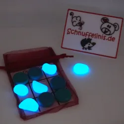 Tic Tac Toe tascabile, Regali per bambini, Pietre luminose Tic Tac Toe