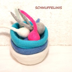 Katzenspielzeug Filz Bombs Puschel 3er Sets