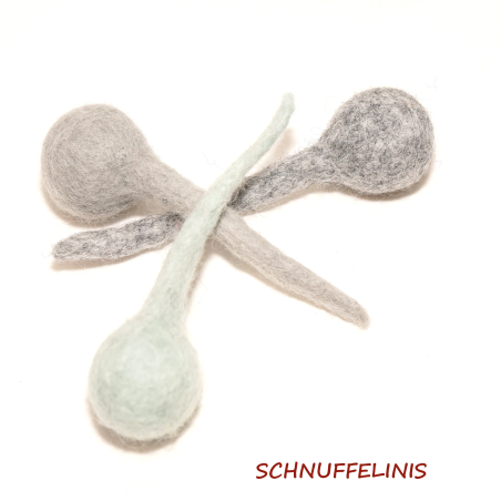 Katzenspielzeug Filz Bombs Puschel 3er Sets