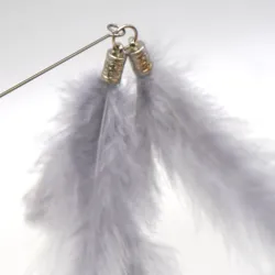 Canne à pêche télescopique pour chats Teaser à plumes pour chatte