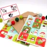 Adventskalender Füllung Motivstecker Jahresring, Geburtstagsstecker 24teilig