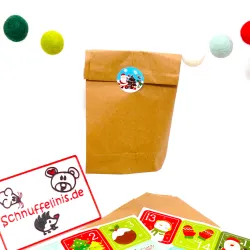 Adventskalender Füllung Motivstecker Jahresring, Geburtstagsstecker 24teilig