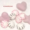 Wool felt candy, felt candy Christmas, peppermint patties, cats toy