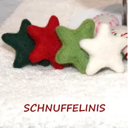 felted star ornaments, felt stars, star colorful, star wool felted