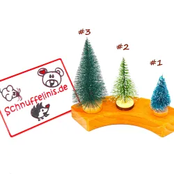 Fiches d'anniversaire Arbres en bois Sapins, Cache-pots en bois Sapins