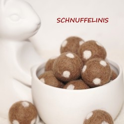 Filzkugeln 3cm weihnachtlich bunter Mix