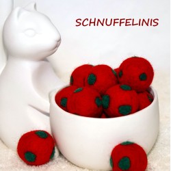 Filzkugeln 3cm weihnachtlich bunter Mix