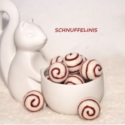 Filzkugeln 3cm weihnachtlich bunter Mix