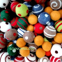 Christmas ornaments mix 2,5cm/1"
