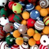 Christmas ornaments mix 2,5cm/1"